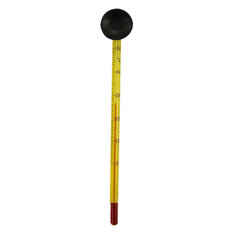  Термометр Laguna, стеклянный тонкий с присоской, 15см