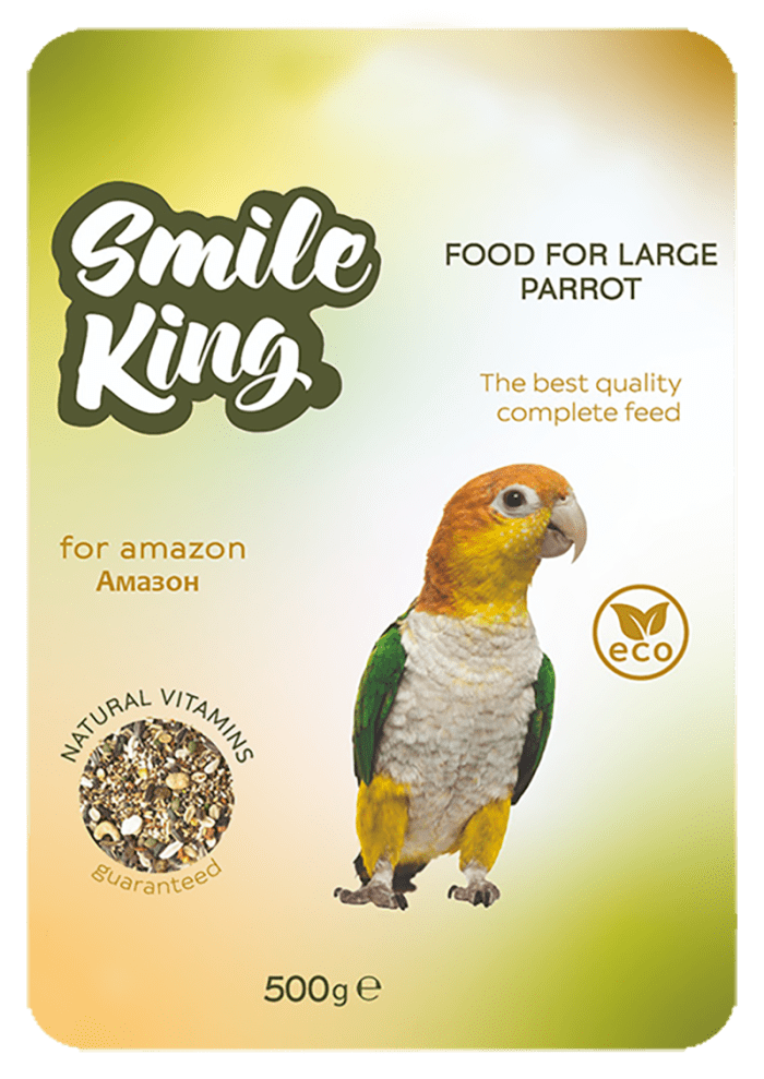  Корм Smile King для крупных попугаев Амазон