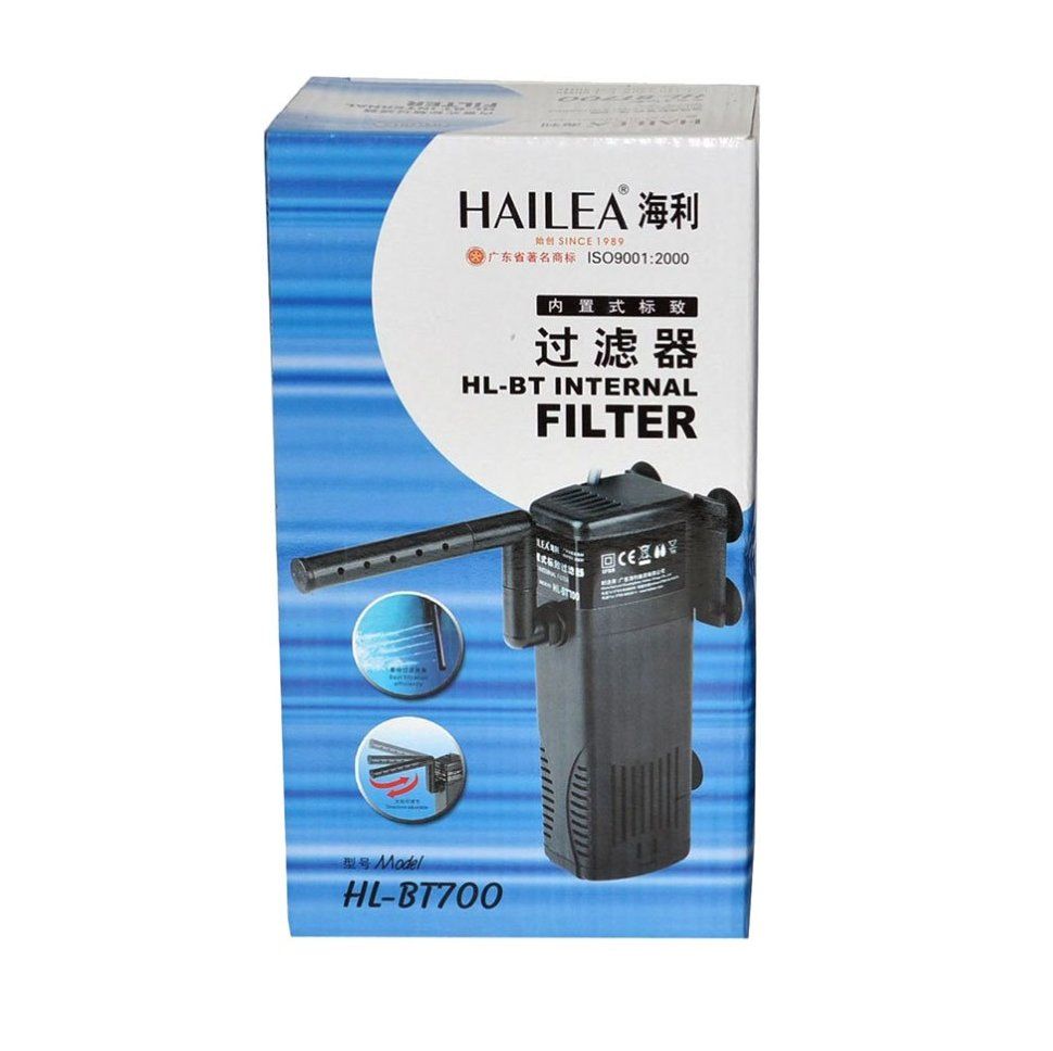  Фильтр Hailea внутренний с флейтой, до 250л, 690л/ч, 10W