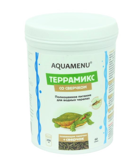  Aquamenu Террамикс с сверчком, 250мл/60г