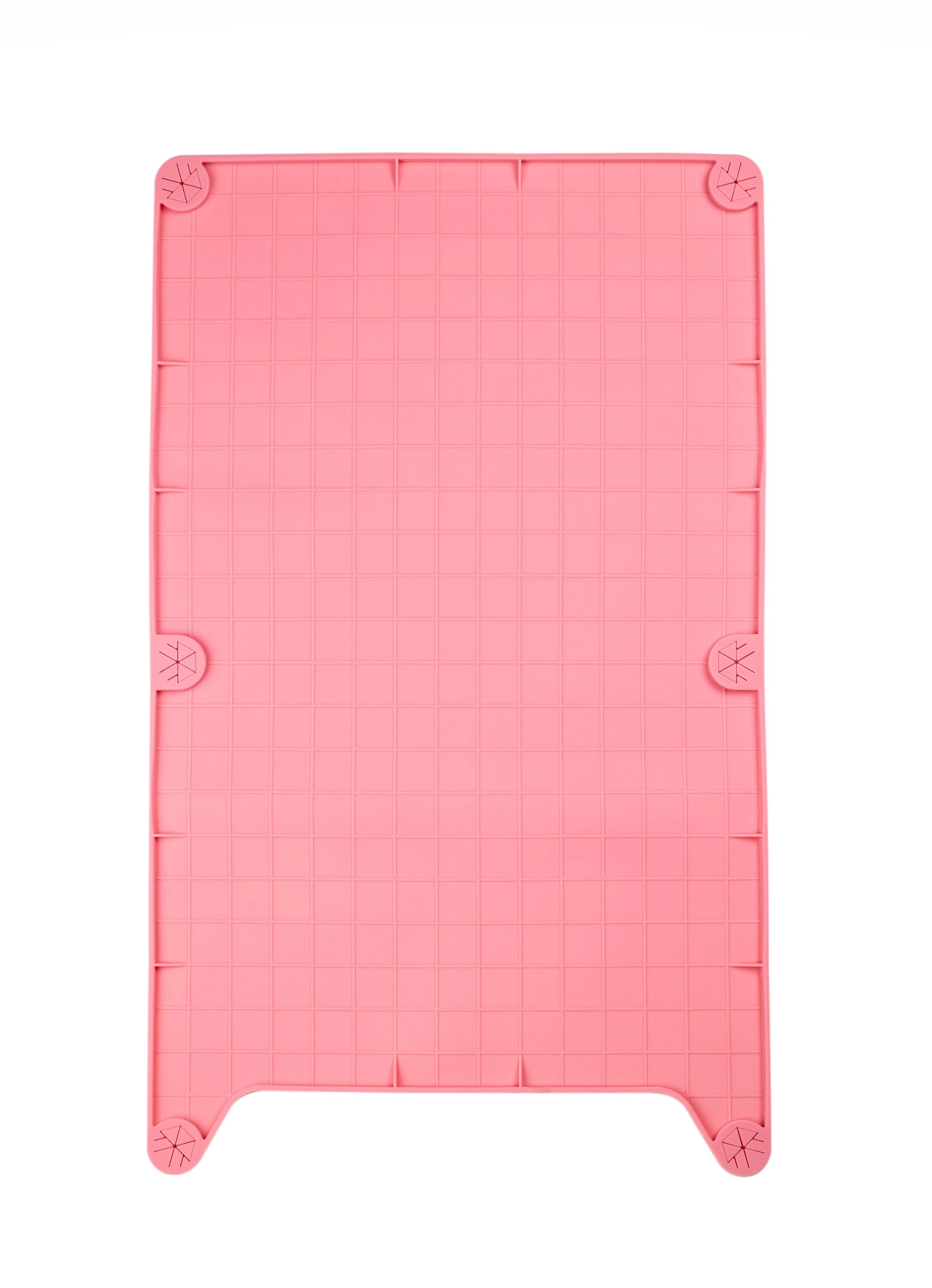  Коврик силиконовый Pefami, для переносок, 22х40см, розовый