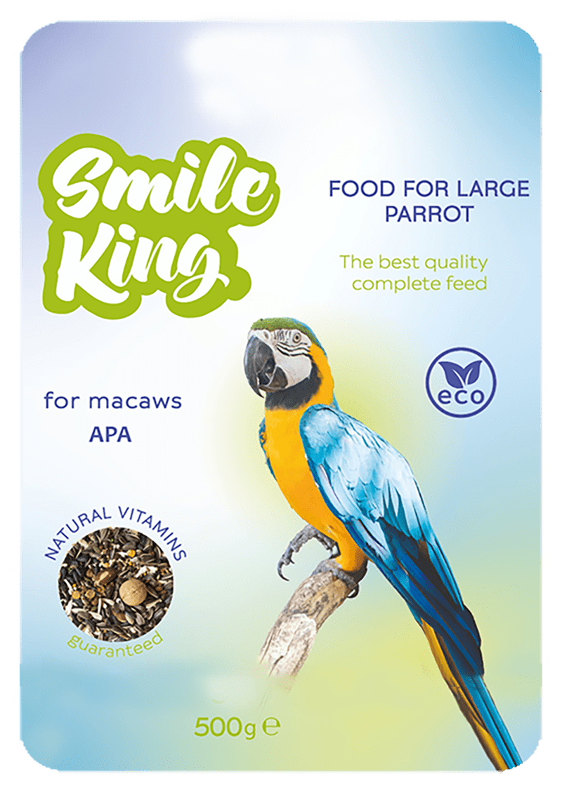  Корм Smile King для крупных попугаев Ара