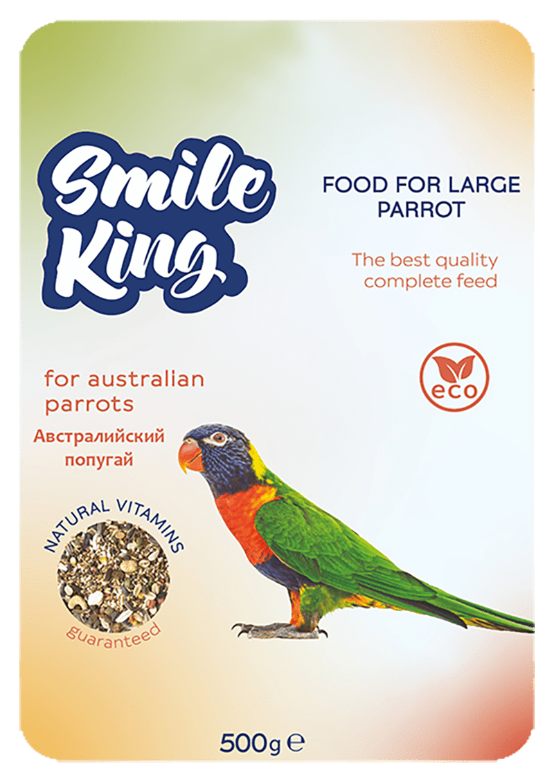  Корм Smile King для австралийских попугаев