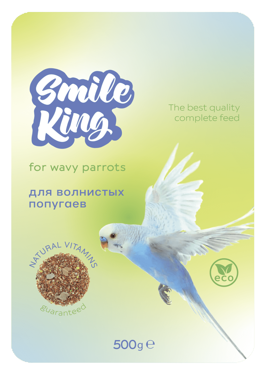  Корм Smile King для волнистых попугайчиков