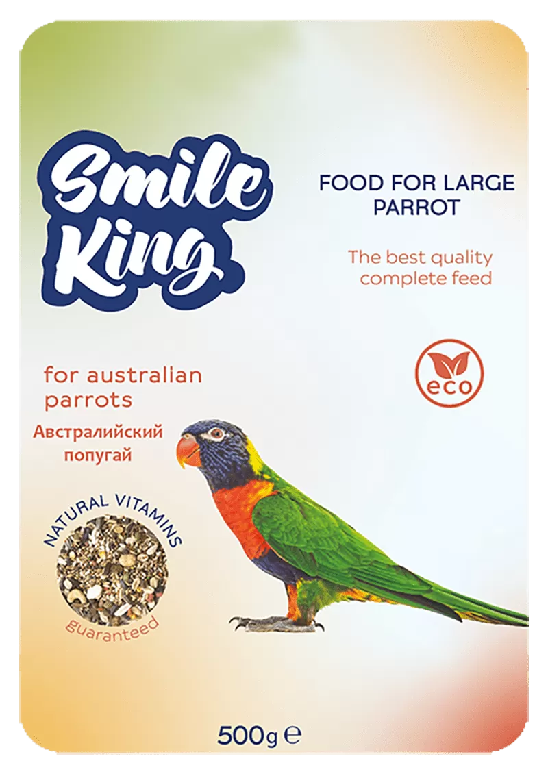  Корм Smile King для австралийских попугаев