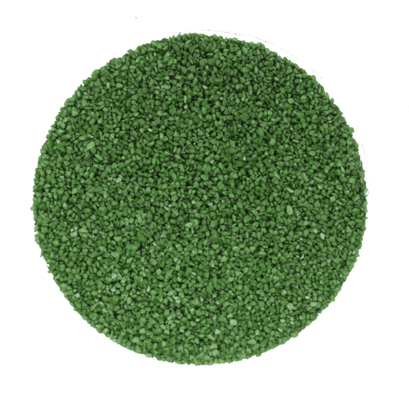  Грунт цветной, зелёный, 1-2мм