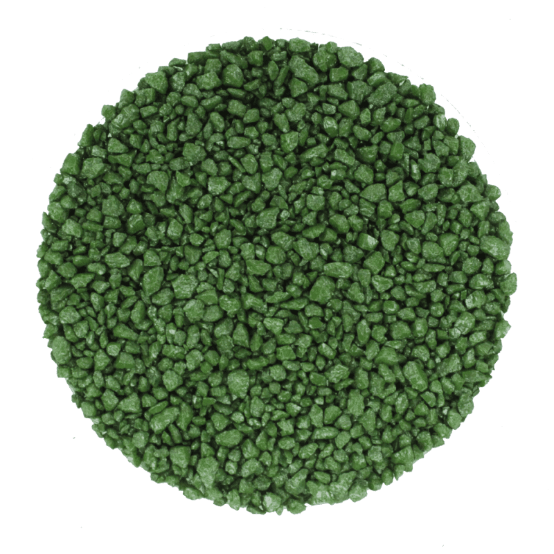 Грунт цветной, зелёный, 2-4мм