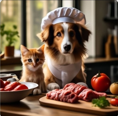 Натуральное питание домашних хищников: собаки и кошки