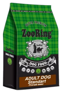  ZooRing Active Dog Standart, для собак, птичий микс