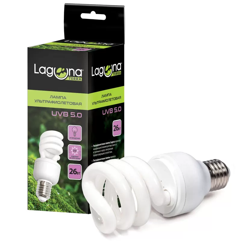  Лампа Laguna ультрафиолетова UVB 5.0, 26Вт, Е27